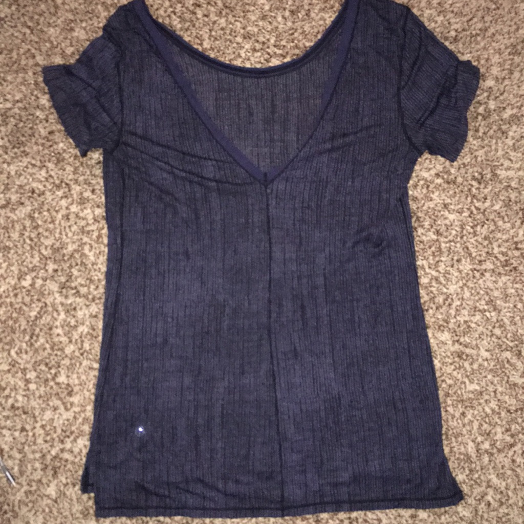 Lululemon Athletica Navy Short Sleeve Tee
